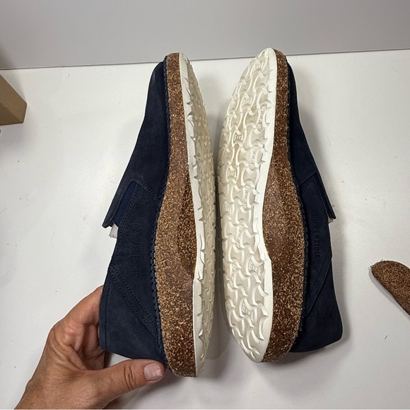 NIB Birkenstock Callan Dark Blue Suede Loafers Size 41 EU Women’s 10/Mens 8 - Picture 5 of 11